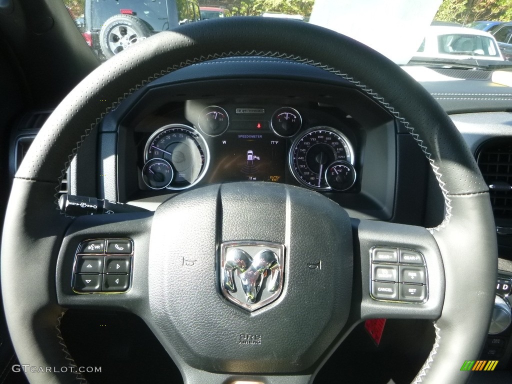 2018 1500 Rebel Crew Cab 4x4 - Bright White / Black photo #20
