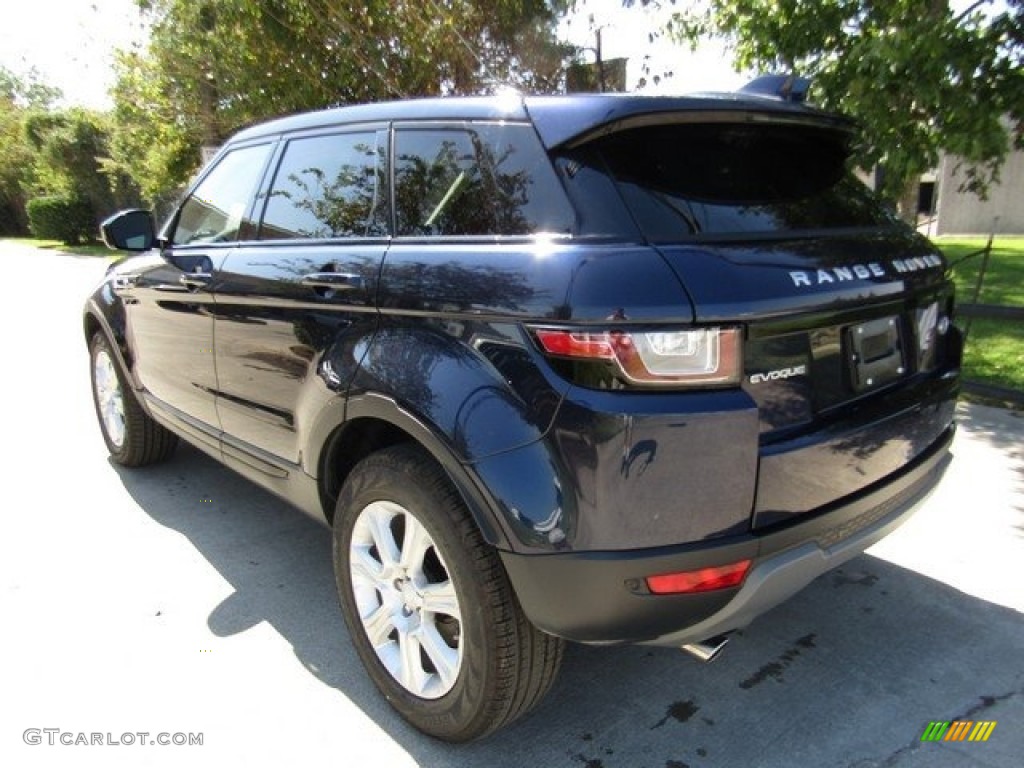 2017 Range Rover Evoque SE - Loire Blue Metallic / Cirrus/Lunar photo #12