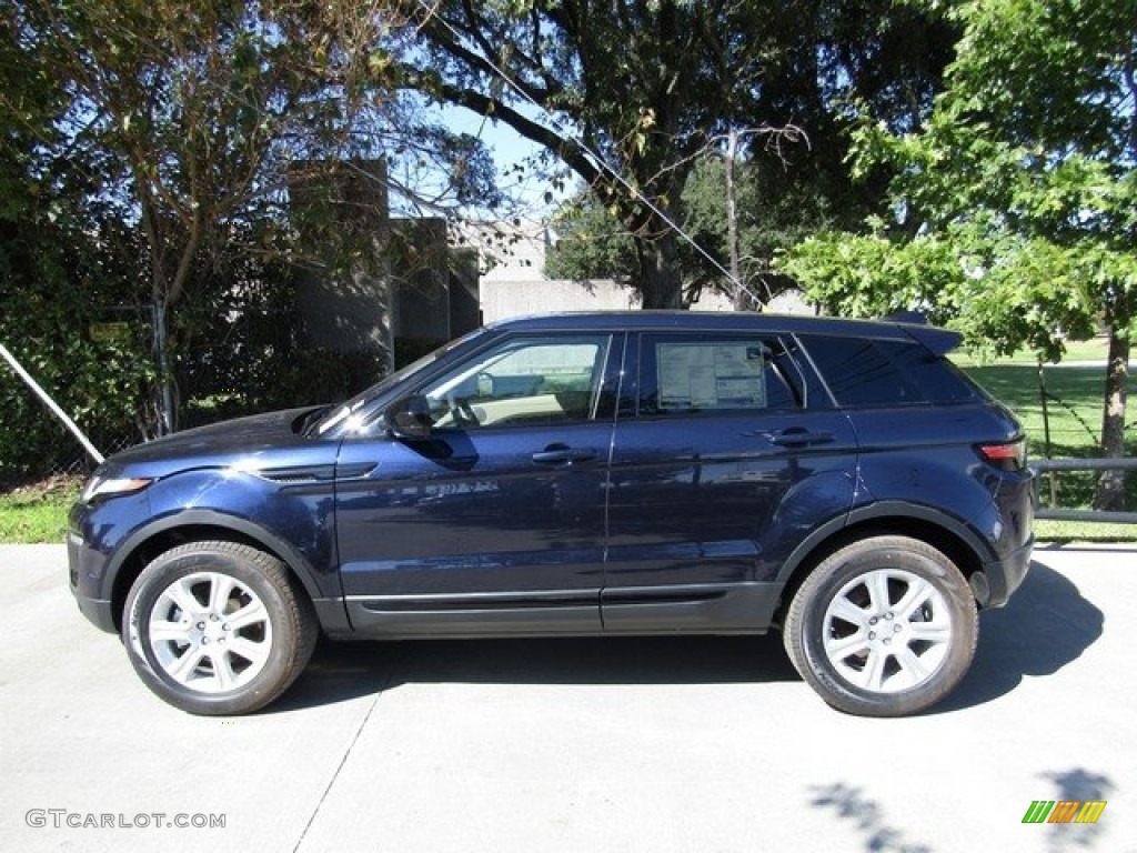 2017 Range Rover Evoque SE - Loire Blue Metallic / Espresso/Almond photo #11