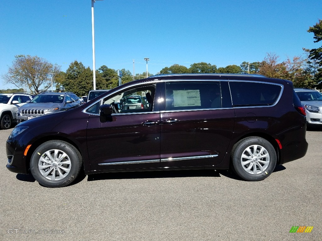 Dark Cordovan Pearl 2018 Chrysler Pacifica Touring L Plus Exterior Photo #123421516