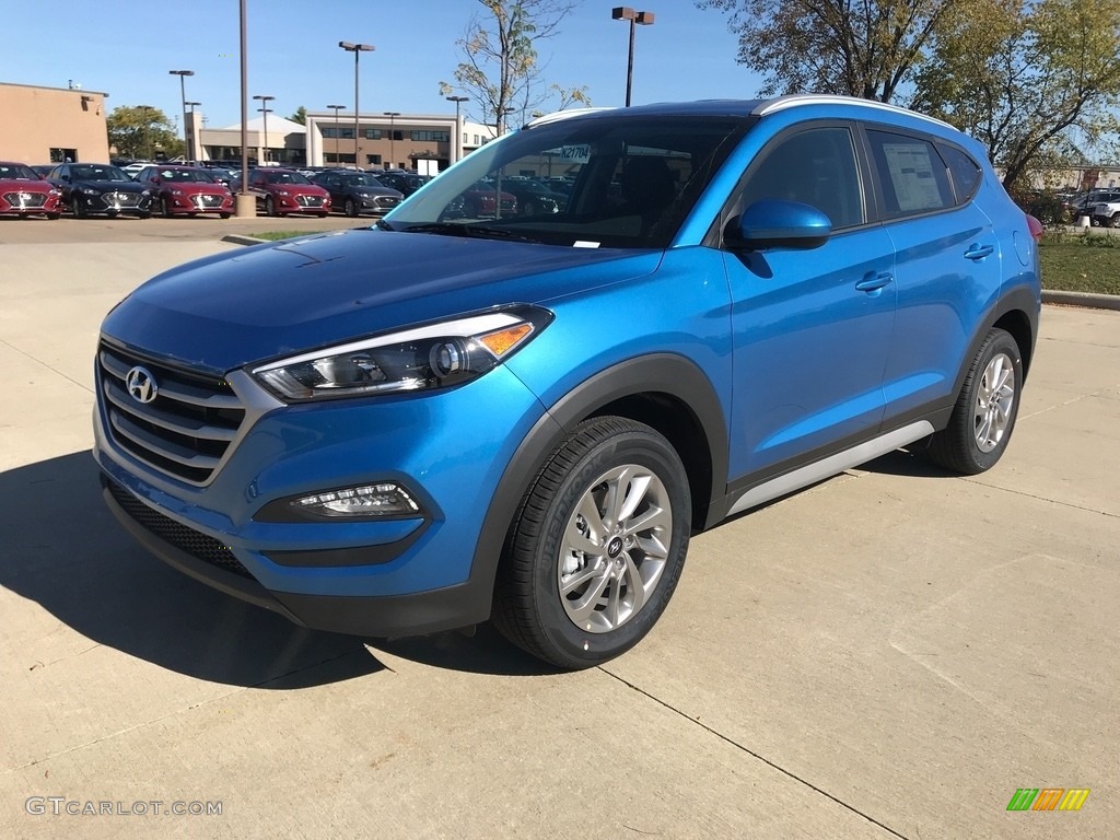 Caribbean Blue Hyundai Tucson