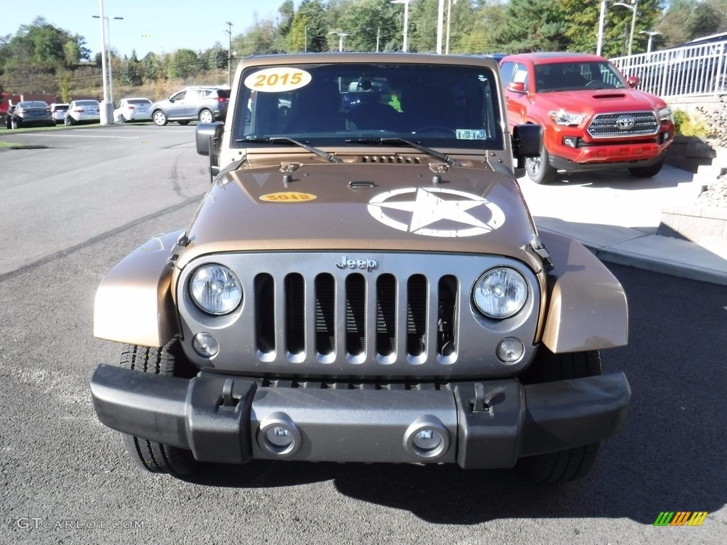 2015 Wrangler Unlimited Sport 4x4 - Copper Brown Pearl / Black photo #6