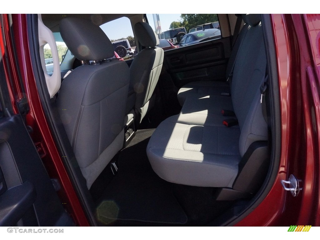 2014 1500 Express Crew Cab - Deep Cherry Red Crystal Pearl / Black/Diesel Gray photo #13
