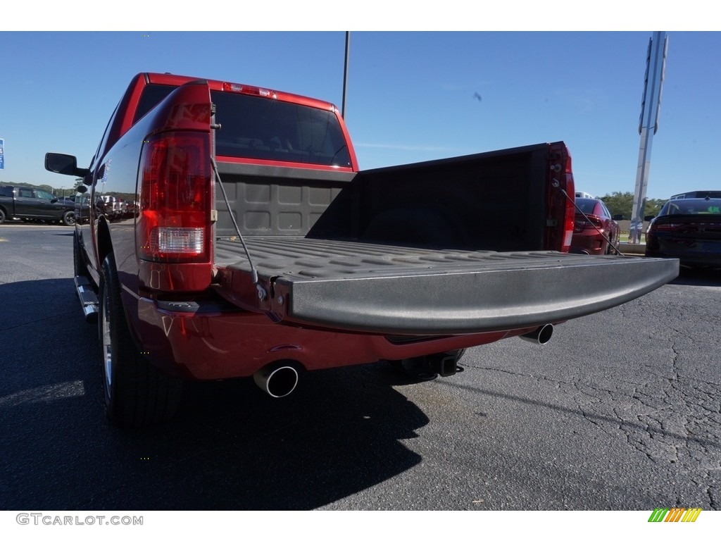 2014 1500 Express Crew Cab - Deep Cherry Red Crystal Pearl / Black/Diesel Gray photo #15