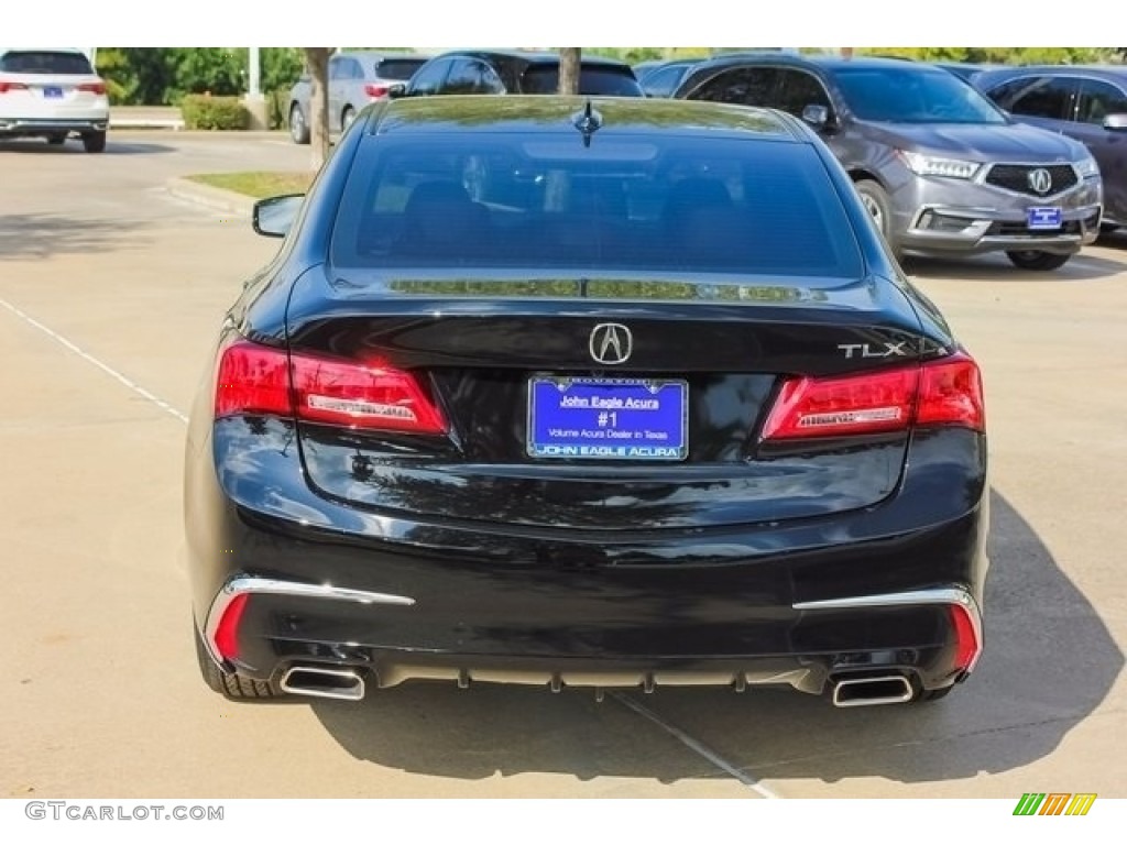 2018 TLX V6 Technology Sedan - Crystal Black Pearl / Espresso photo #6