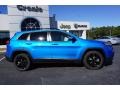2018 Hydro Blue Pearl Jeep Cherokee Latitude  photo #8