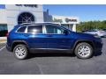 2018 Patriot Blue Pearl Jeep Cherokee Latitude Plus  photo #8