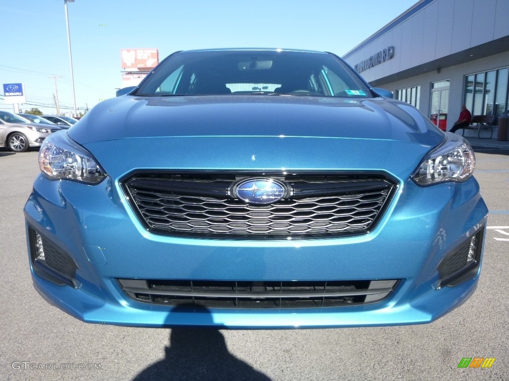 2018 Impreza 2.0i Sport 5-Door - Island Blue Pearl / Black photo #9