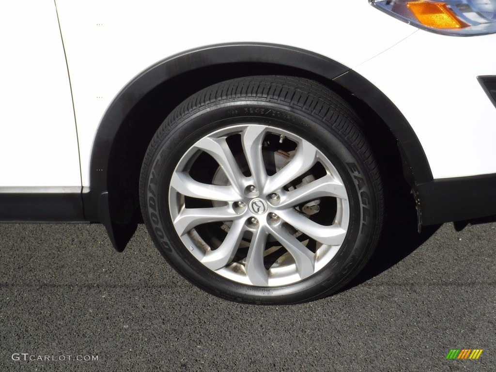 2011 CX-9 Grand Touring AWD - Crystal White Pearl Mica / Sand photo #3