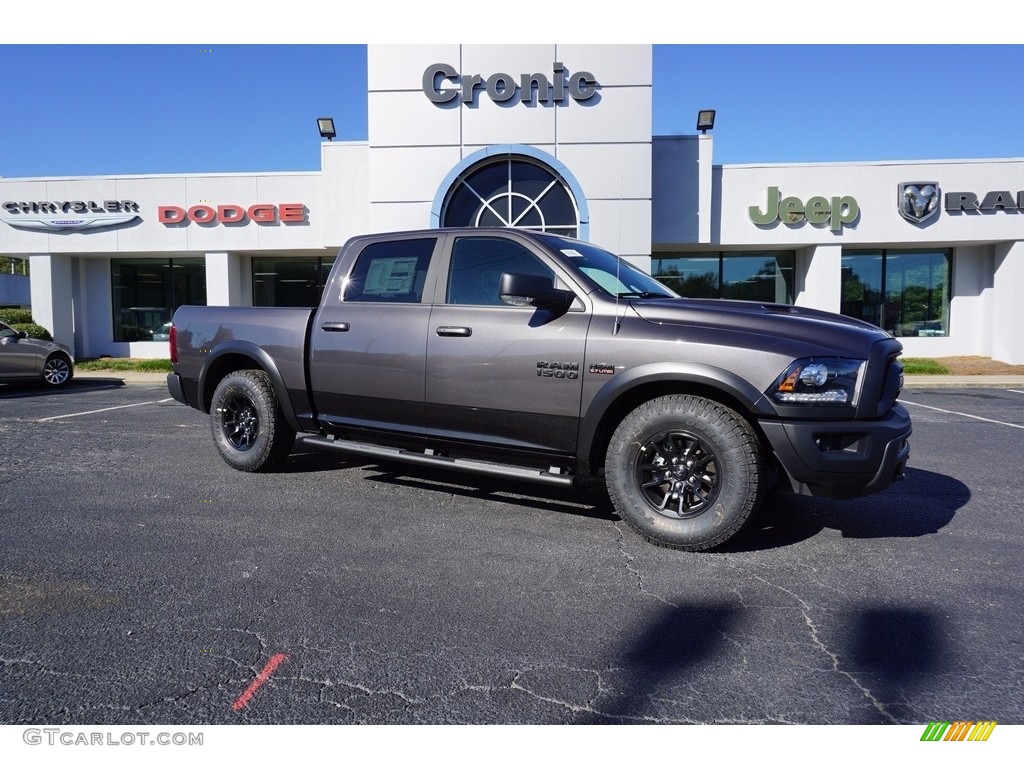2018 1500 Rebel Crew Cab 4x4 - Granite Crystal Metallic / Black photo #1