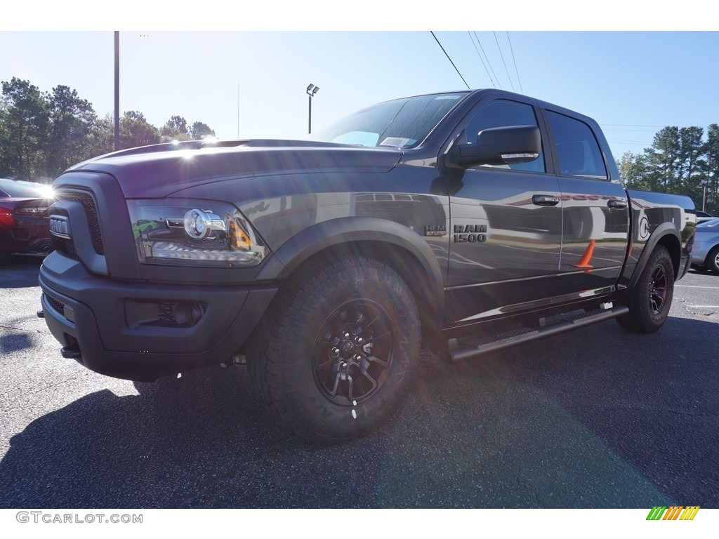 2018 1500 Rebel Crew Cab 4x4 - Granite Crystal Metallic / Black photo #3