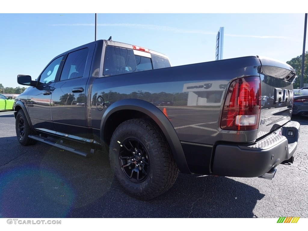 2018 1500 Rebel Crew Cab 4x4 - Granite Crystal Metallic / Black photo #5