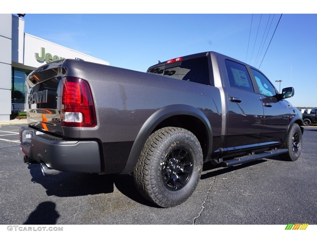 2018 1500 Rebel Crew Cab 4x4 - Granite Crystal Metallic / Black photo #7