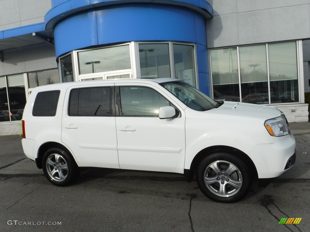2015 Pilot EX-L 4WD - Taffeta White / Gray photo #2