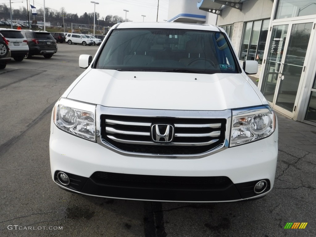 2015 Pilot EX-L 4WD - Taffeta White / Gray photo #5