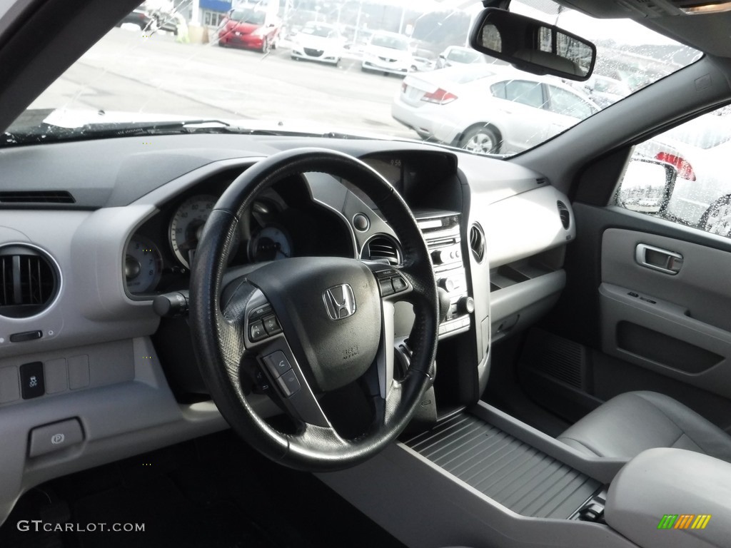 2015 Pilot EX-L 4WD - Taffeta White / Gray photo #13