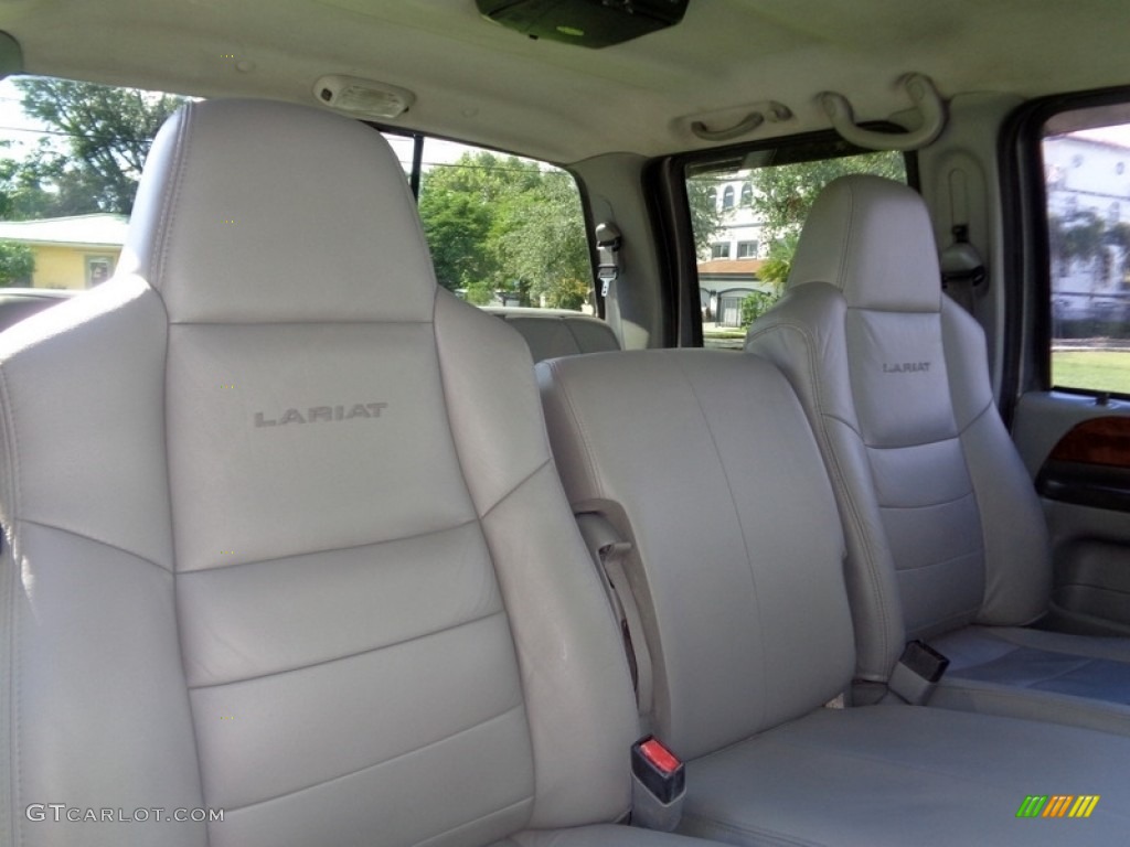 2003 F350 Super Duty Lariat Crew Cab 4x4 - Dark Shadow Grey Metallic / Medium Flint photo #10
