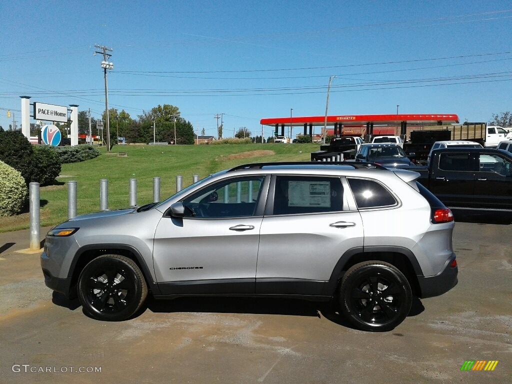 2018 Cherokee Altitude - Billet Silver Metallic / Black photo #1