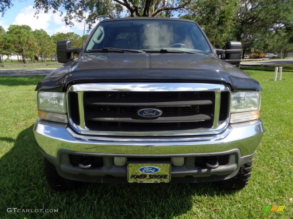 2003 F350 Super Duty Lariat Crew Cab 4x4 - Dark Shadow Grey Metallic / Medium Flint photo #35