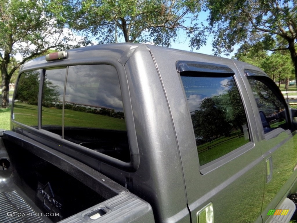 2003 F350 Super Duty Lariat Crew Cab 4x4 - Dark Shadow Grey Metallic / Medium Flint photo #43