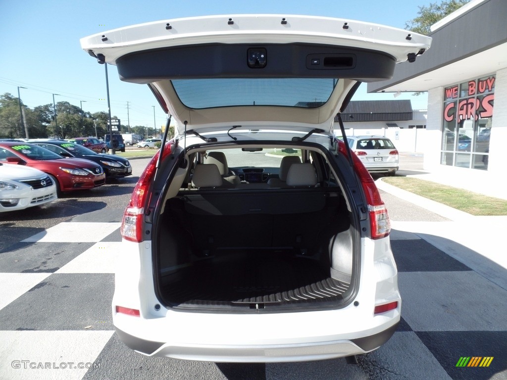 2016 CR-V Touring AWD - White Diamond Pearl / Beige photo #5