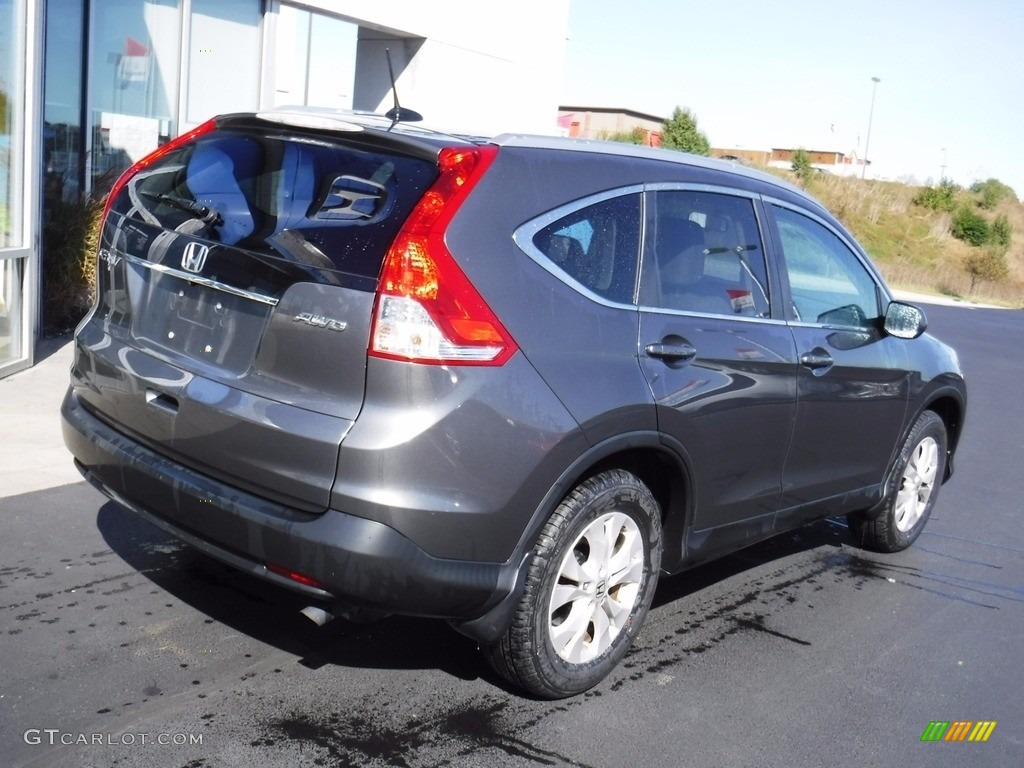 2014 CR-V EX-L AWD - Polished Metal Metallic / Gray photo #9