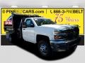 Summit White 2018 Chevrolet Silverado 3500HD Work Truck Regular Cab 4x4 Dump Truck