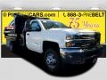 Summit White 2018 Chevrolet Silverado 3500HD Work Truck Regular Cab 4x4 Dump Truck