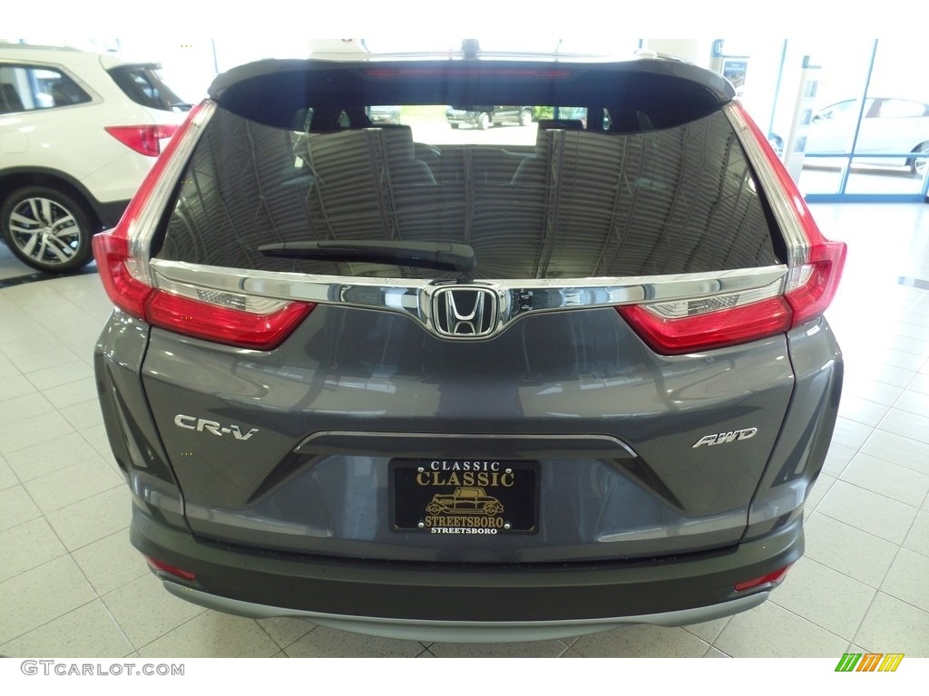 2017 CR-V EX AWD - Modern Steel Metallic / Gray photo #4