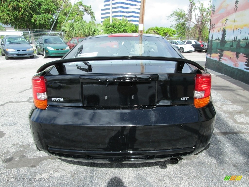 2000 Celica GT - Black / Black/Silver photo #7