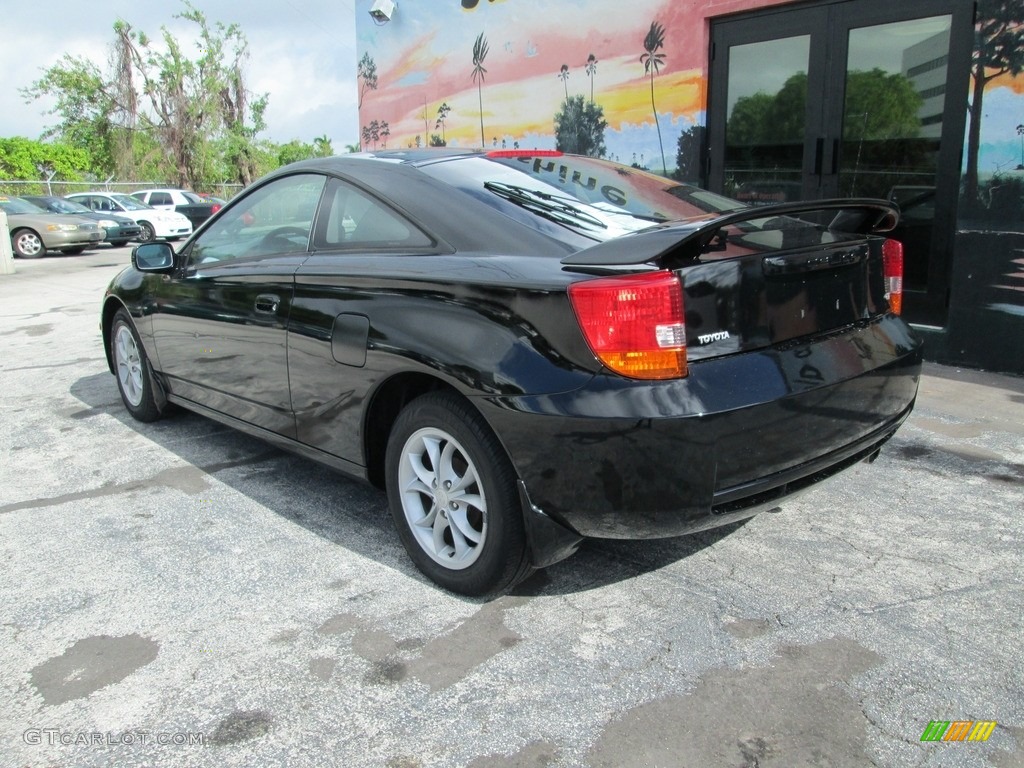 2000 Celica GT - Black / Black/Silver photo #8