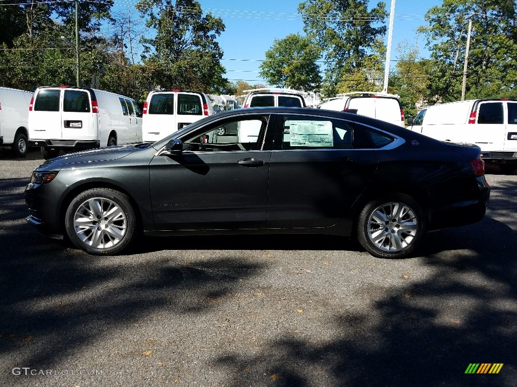 2018 Impala LS - Nightfall Gray Metallic / Jet Black/Dark Titanium photo #3