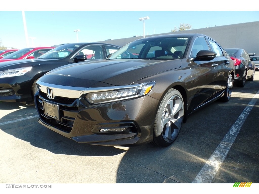 2018 Accord Touring Sedan - Kona Coffee Metallic / Black photo #1