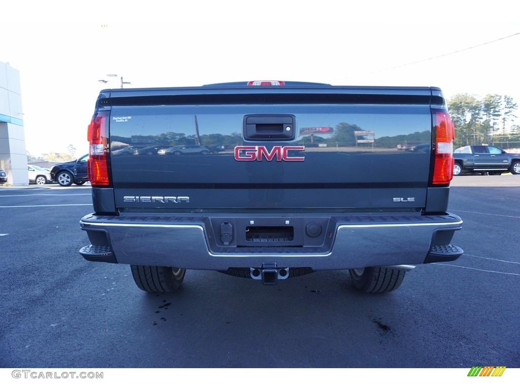 2017 Sierra 1500 SLE Crew Cab - Dark Slate Metallic / Dark Ash/Jet Black photo #6