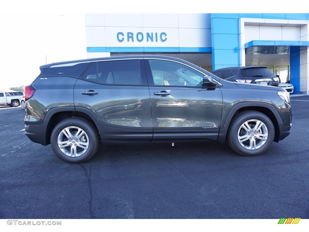 2018 Terrain SLE - Graphite Gray Metallic / ­Jet Black photo #8