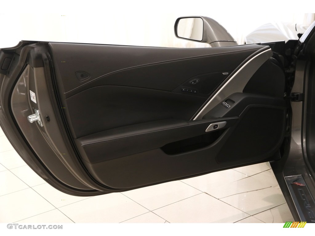2016 Corvette Stingray Coupe - Shark Gray Metallic / Jet Black photo #4