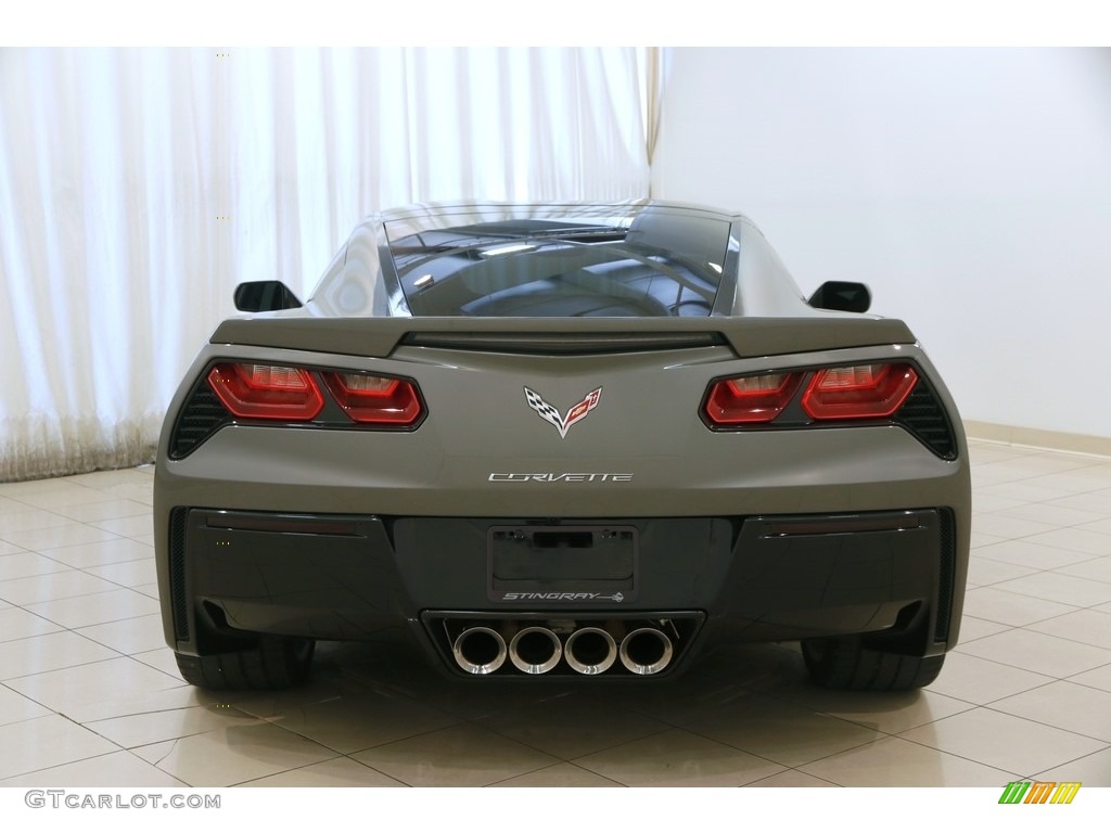 2016 Corvette Stingray Coupe - Shark Gray Metallic / Jet Black photo #22
