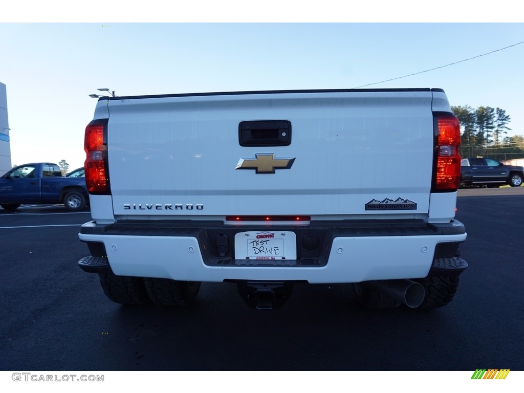 2017 Silverado 3500HD High Country Crew Cab Dual Rear Wheel 4x4 - Summit White / High Country Saddle photo #6