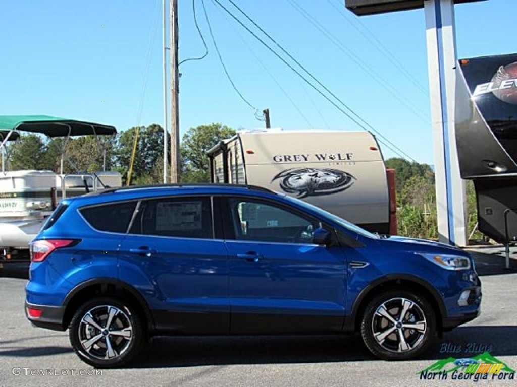 2018 Escape SEL - Lightning Blue / Medium Light Stone photo #6