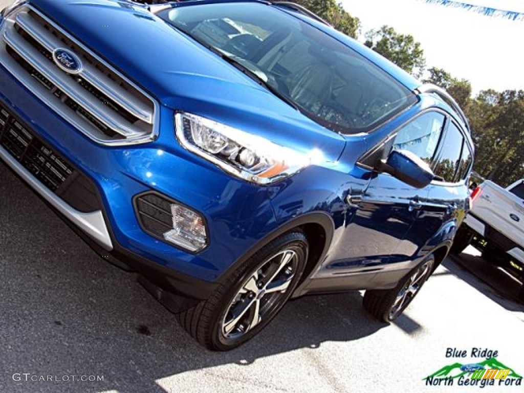 2018 Escape SEL - Lightning Blue / Medium Light Stone photo #32