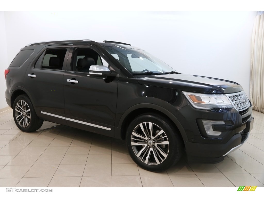 2016 Explorer Platinum 4WD - Shadow Black / Ebony Black photo #1