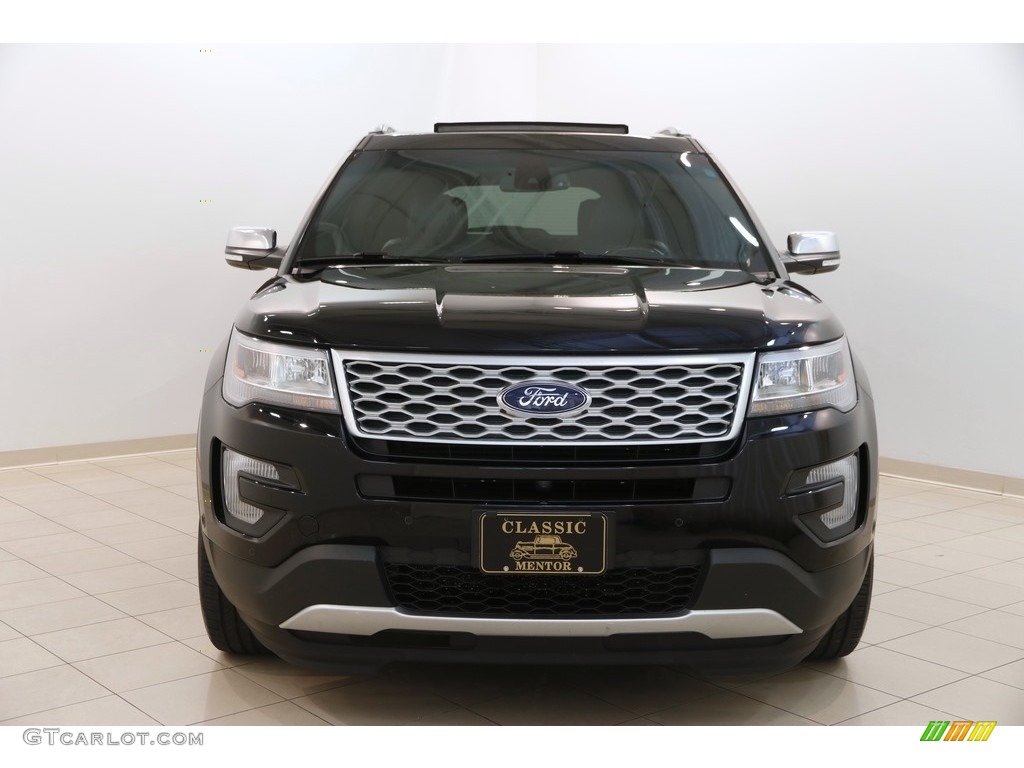 2016 Explorer Platinum 4WD - Shadow Black / Ebony Black photo #2