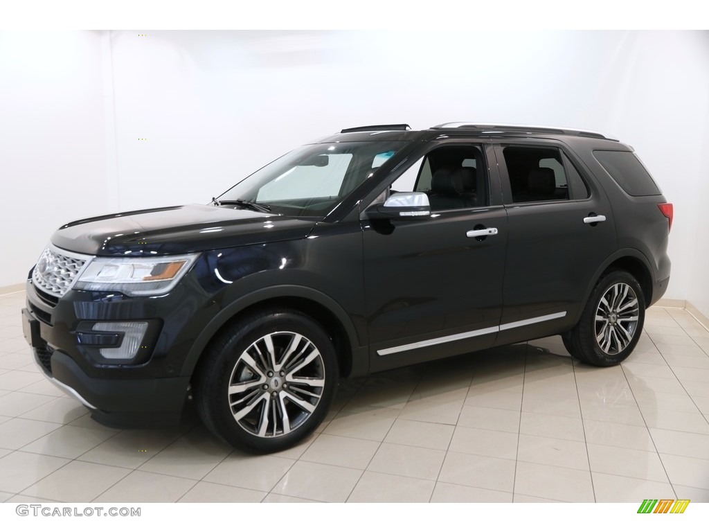 2016 Explorer Platinum 4WD - Shadow Black / Ebony Black photo #3