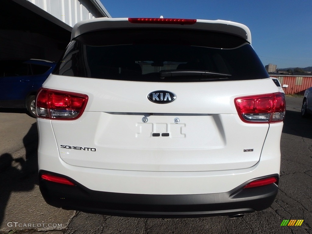 2018 Sorento LX AWD - Snow White Pearl / Black photo #3