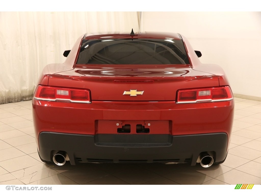 2014 Camaro LS Coupe - Red Rock Metallic / Black photo #15