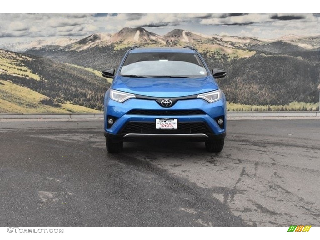 2018 RAV4 SE AWD - Electric Storm Blue / Black photo #2