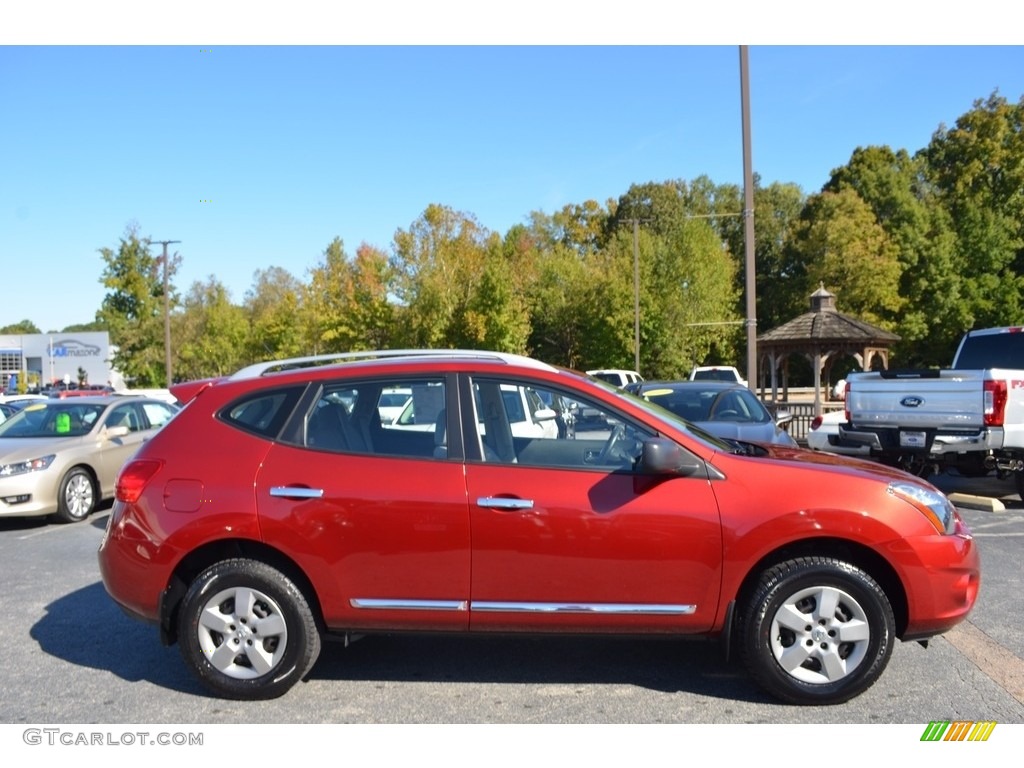 2015 Rogue Select S AWD - Cayenne Red / Gray photo #2