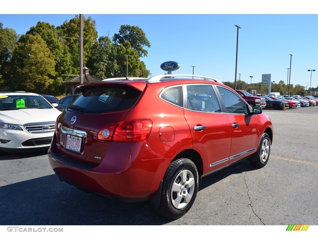2015 Rogue Select S AWD - Cayenne Red / Gray photo #3