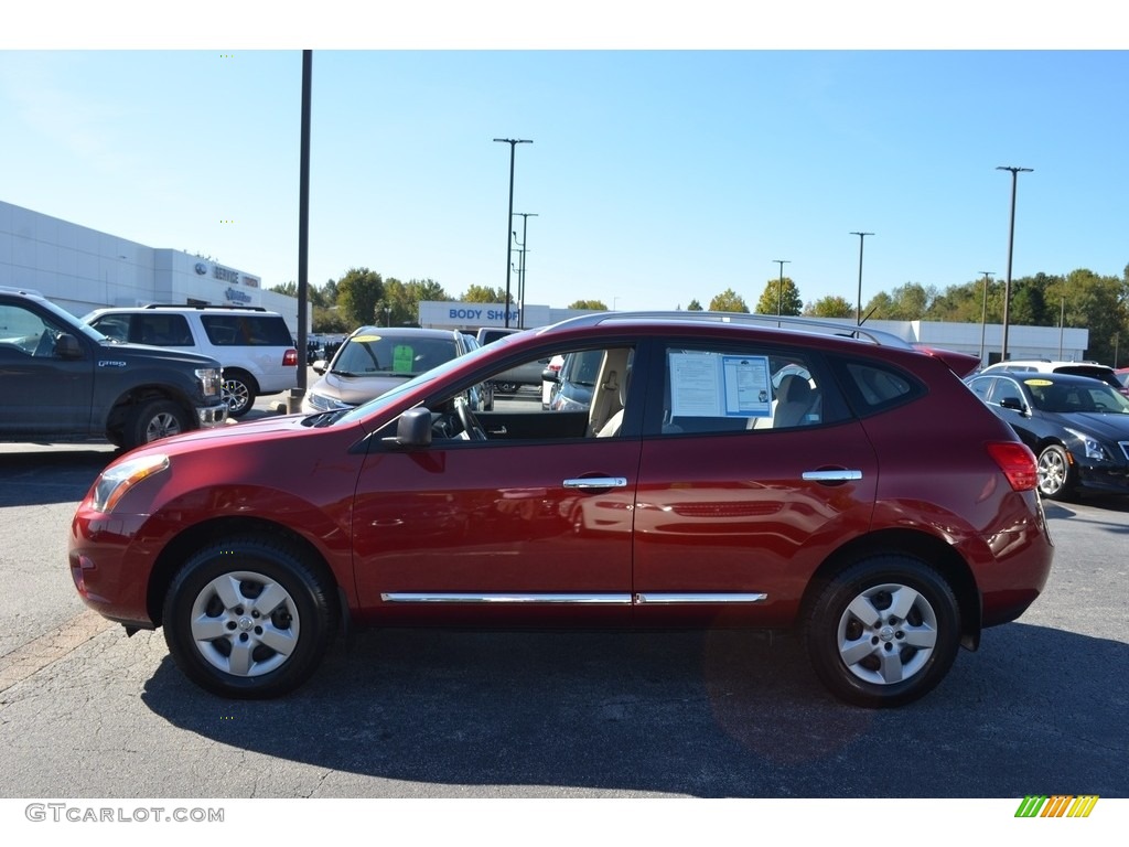 2015 Rogue Select S AWD - Cayenne Red / Gray photo #6