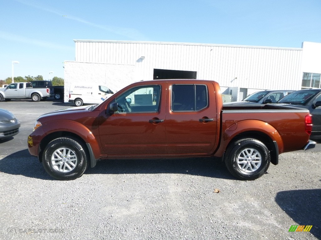 Forged Copper 2018 Nissan Frontier SV Crew Cab 4x4 Exterior Photo #123443852